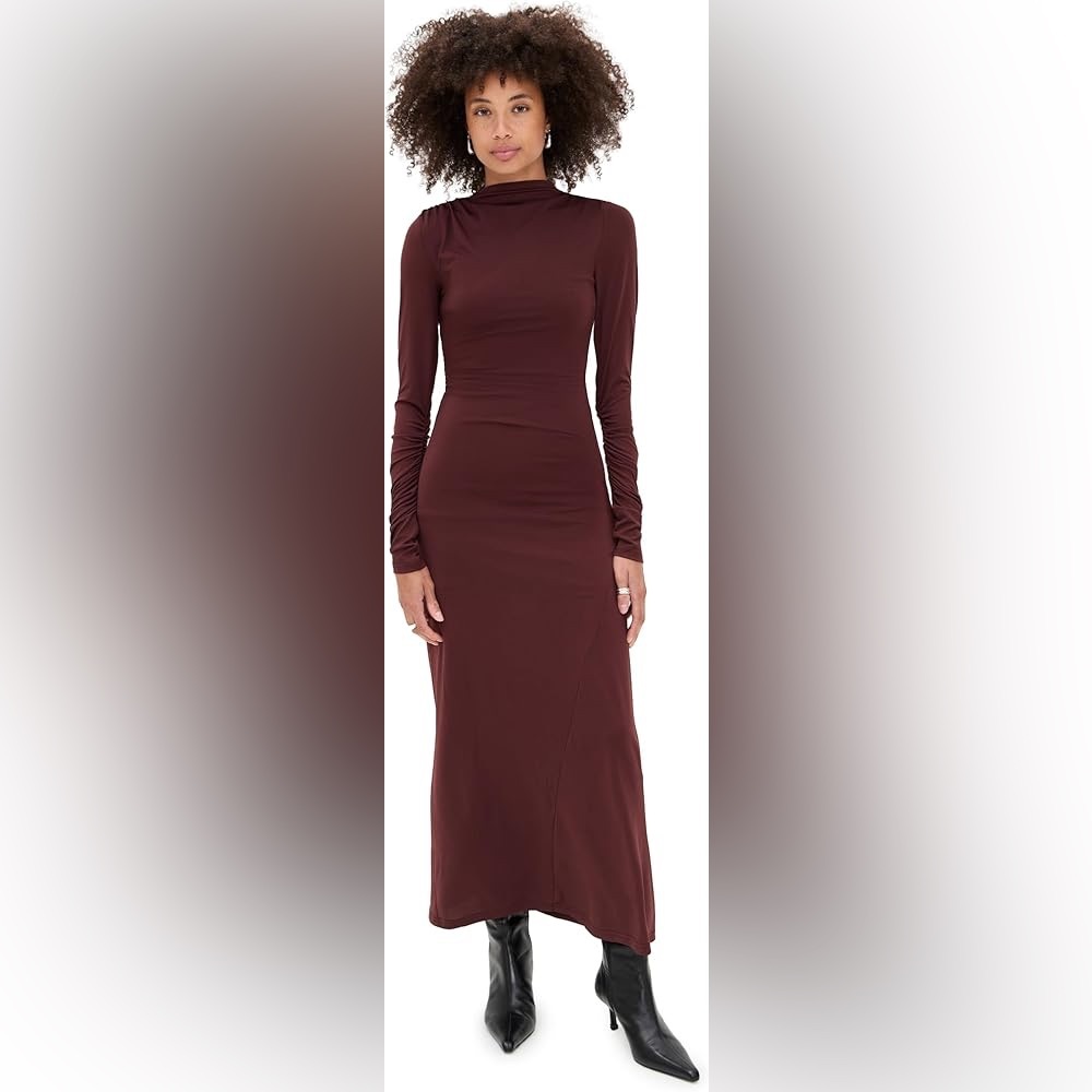 Lioness Contour Dress, red/brown, Size L - Picture 4 of 7